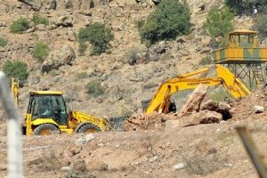 Uludere'de taciz ateşi