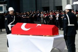 Şehit polis son yolculuğuna uğurlandı