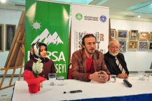 Kent Konseyi'nde filografi ve ebru sanatı &uuml;zerine hasbihal
