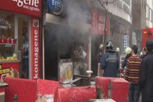 T&uuml;rk&uuml; barda &ccedil;ıkan yangın korkuttu