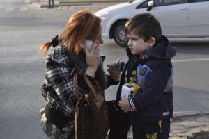 Kaza yapınca g&ouml;zyaşlarına boğuldu