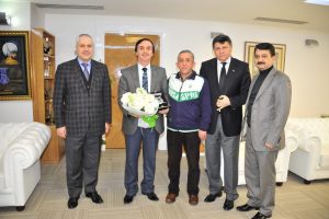Ardiles'ten &Ouml;zgen Keskin'e veda ziyareti