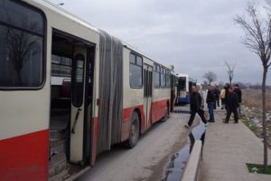 Ankara'da zincirleme otob&uuml;s kazası