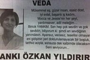 Acılı eşten kahreden gazete ilanı!