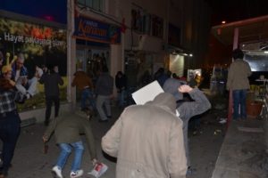 Eskişehir'de tape protestosunda olaylar &ccedil;ıktı