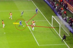 Arena'da ilk gol b&ouml;yle geldi