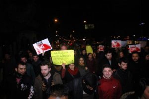 Edirne'de yolsuzluğa karşı y&uuml;r&uuml;y&uuml;ş
