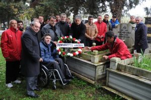Samsunspor camiası Hasbi Menteşoğlu'nu unutmadı