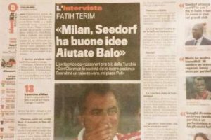 Terim'den İtalyan gazeteye r&ouml;portaj