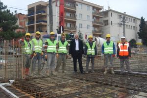 Katlıotopark'ın son betonu atıldı