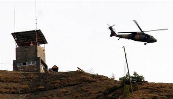 PKK'dan askeri &uuml;sse taciz ateşi