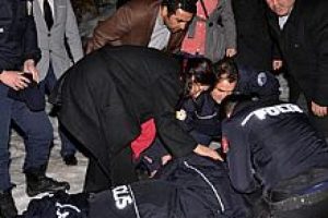AK Parti konvoyunda kaza! 7 polis yaralı