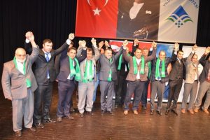 Edebali, spor kul&uuml;b&uuml; y&ouml;neticileriyle buluştu