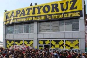 'Kapatıyoruz' tabelalarına tepki
