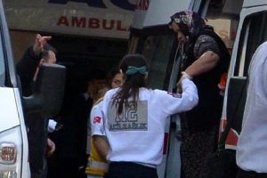 Yaşlı kadına engelli dayağı