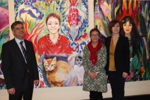 Alman ressam kadınlar g&uuml;n&uuml; i&ccedil;in T&uuml;rk kadınını resmetti