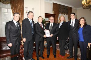 Demiryolu Sevdalıları Derneği'nden valiye ziyaret