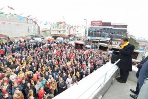 Sarıg&uuml;l &Uuml;sk&uuml;dar'da konuştu: Tapu sorunlarını &ccedil;&ouml;zeceğiz