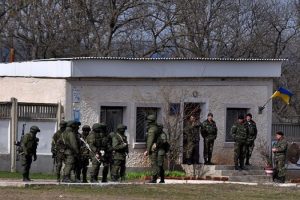 &Ccedil;ernomorskoe karakolu da Rus askerlerinin kontrol&uuml;nde