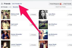 Kimler sizi Facebook listesinden sildi?