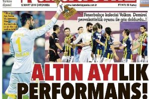 Trabzon'da yerel gazeteden Volkan'a tepki!