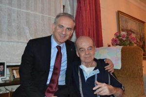 Turgay Şeren'i ziyaret etti