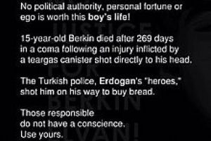 New York Times'da tam sayfa Berkin ilanı