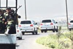 Barış g&uuml;c&uuml; konvoyuna bombalı saldırı