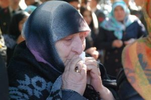 Şehit annesinin g&ouml;zyaşları