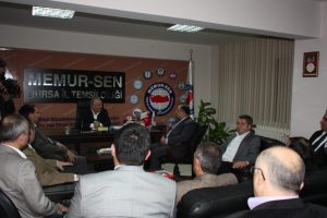 DAĞ-DER &uuml;yeleri Eğitim Bir Sen'i ziyaret etti