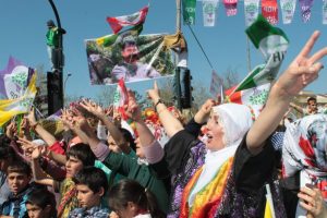 Nevruz kutlamalarında &Ouml;calan sloganları atıldı