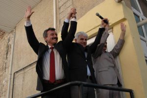 Eski DYP ve ANAP il&ccedil;e başkanları AK Parti'ye katıldı