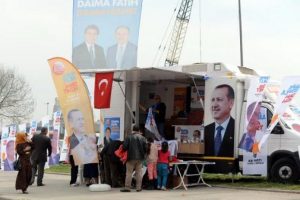AK Parti mitingine yoğun g&uuml;venlik &ouml;nlemi!