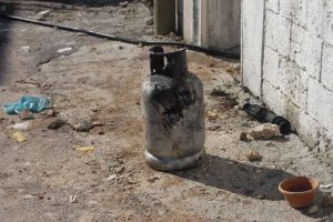 Mutfak t&uuml;p&uuml; bomba gibi patladı