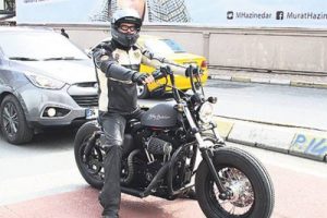 Kazadan sonra ilk kez motoruyla