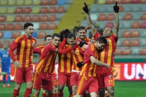 Kayserispor'da galibiyet sevinci