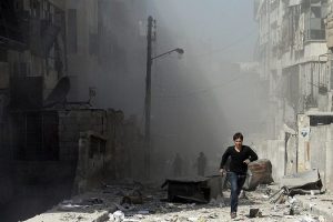 Esad havadan ve karadan bombaladı: 100 &ouml;l&uuml;