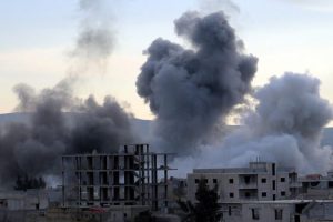 Esad'ın mahallesine havan mermisi d&uuml;şt&uuml;