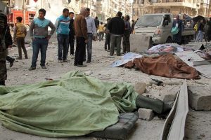 Halep'te "vakum bombalı" saldırı: 20 &ouml;l&uuml;