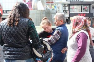 Kaza kurbanı pizzacı i&ccedil;in eylem yaptılar