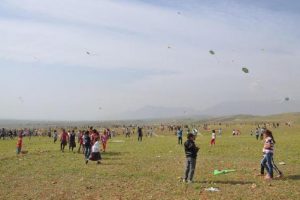 Cudi Dağı'nda u&ccedil;urtma şenliği