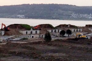 Tarihi Tabya'nın restorasyonu durduruldu