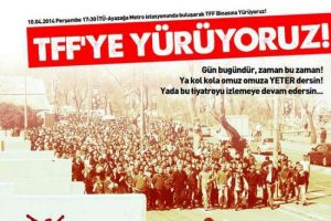 Galatasaray taraftarı TFF'ye y&uuml;r&uuml;yor