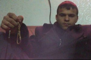 O caniden kan donduran ifade! Başsağlığı ziyaretine gitmiş!