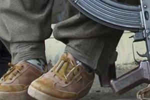&Uuml;&ccedil; PKK'lı silahlarıyla teslim oldu