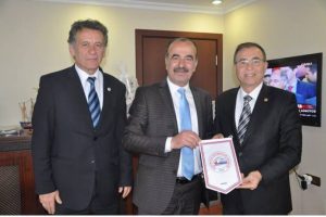 Mudanya Belediye Başkanını ziyaret ettiler....