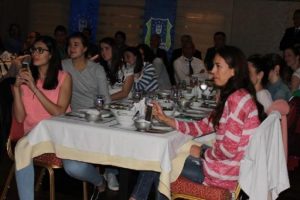 Bursa B&uuml;y&uuml;kşehir voleybolcuları yemekte buluştu