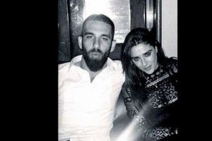 Arda Turan eski kız arkadaşı ile birlikte