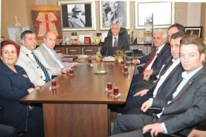 Metin &Ccedil;elik'ten Başkan Bozbey'e tebrik ziyareti