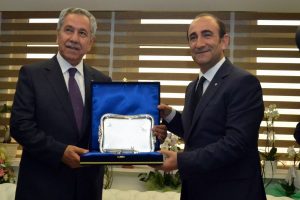 Arın&ccedil;'tan, Edebali'ye hayırlı olsun ziyareti